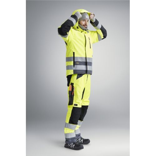 1132 Chaqueta con aislamiento 37.5® impermeable de alta visibilidad clase 3 amarillo/ negro